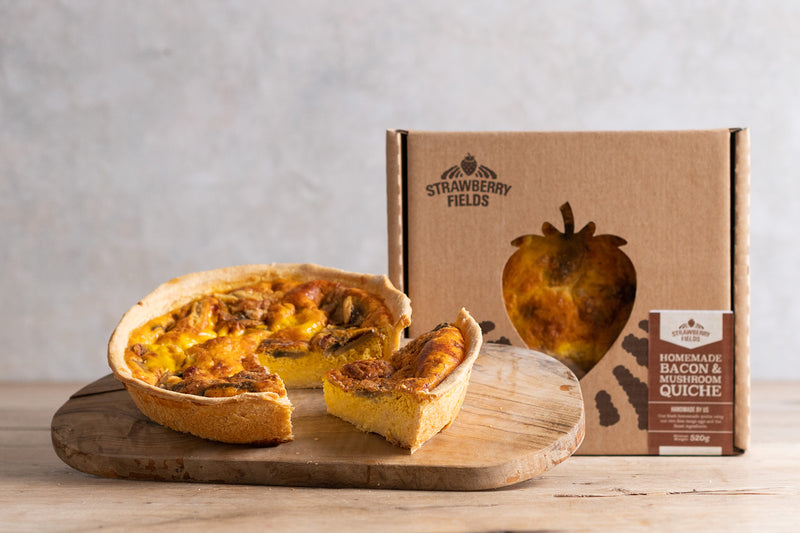 Bacon & Mushroom Quiche