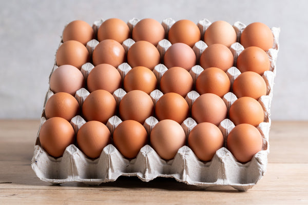 Tray of eggs